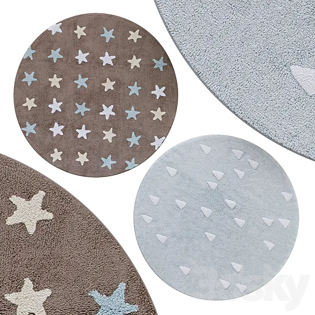 Circle rugs | No. 029 3DModel Circle rugs | No. 029 3DModel