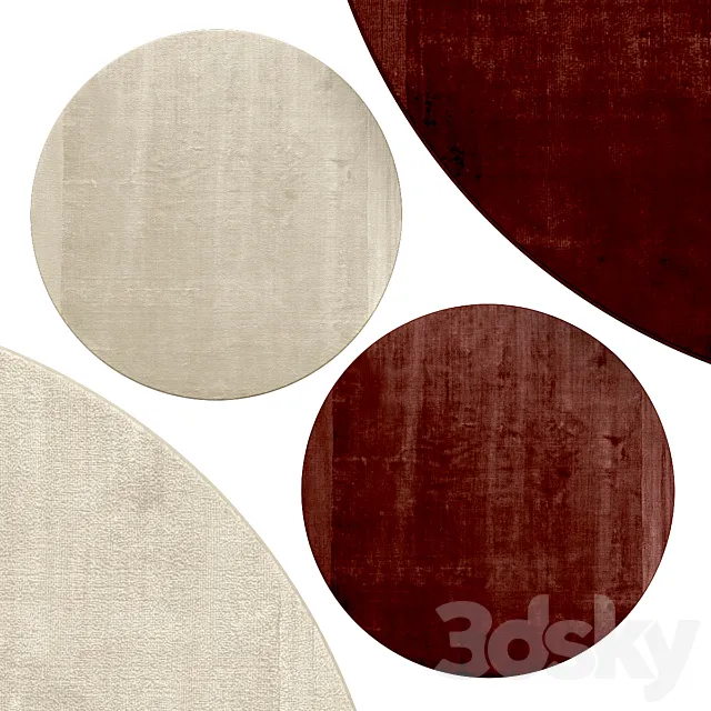 Circle rugs | No. 085 3D Model Circle rugs | No. 085 3D Model