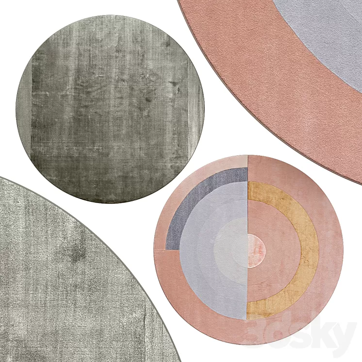 Circle rugs | No. 089 3D Model Circle rugs | No. 089 3D Model