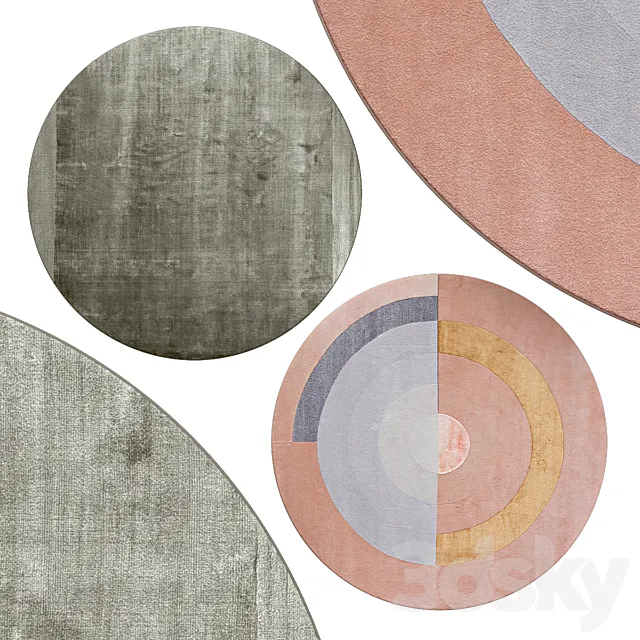 Circle rugs | No. 089 3DModel Circle rugs | No. 089 3DModel