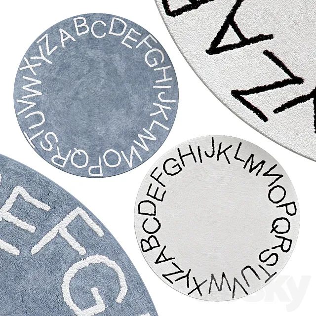 Circle rugs | No. 151 3DModel