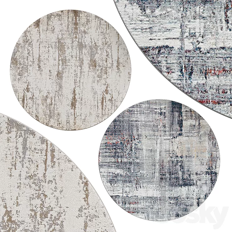 Circle rugs | No. 168 3D Model Circle rugs | No. 168 3D Model