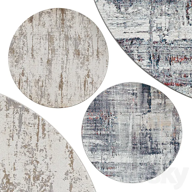 Circle rugs | No. 168 3DModel Circle rugs | No. 168 3DModel