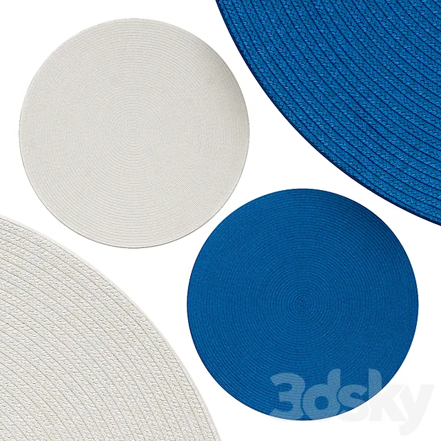 Circle rugs | No. 181 3D Model Circle rugs | No. 181 3D Model