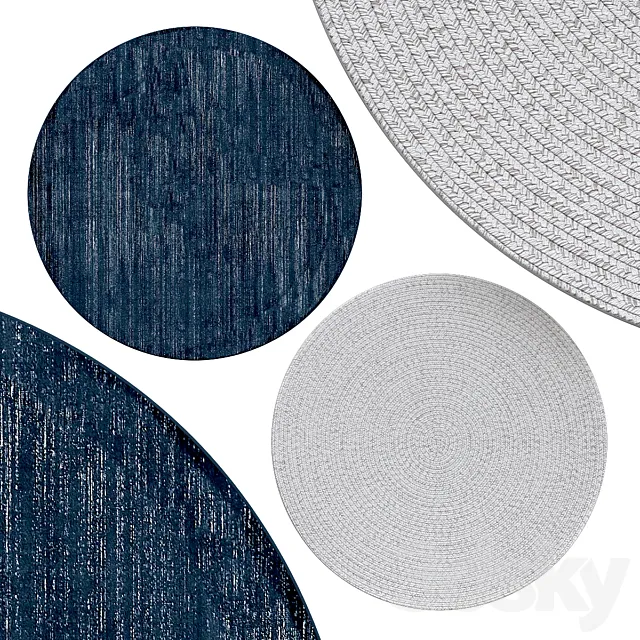 Circle rugs | No. 187 3D Model Circle rugs | No. 187 3D Model