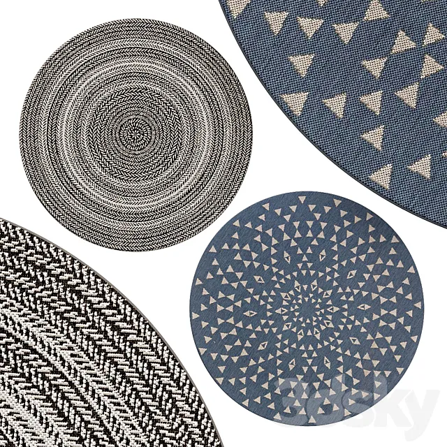 Circle rugs | Number 014 3D Model Circle rugs | Number 014 3D Model