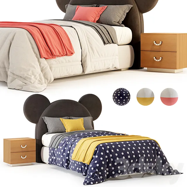 Circu Bed No. 2 3D Model Circu Bed No. 2 3D Model