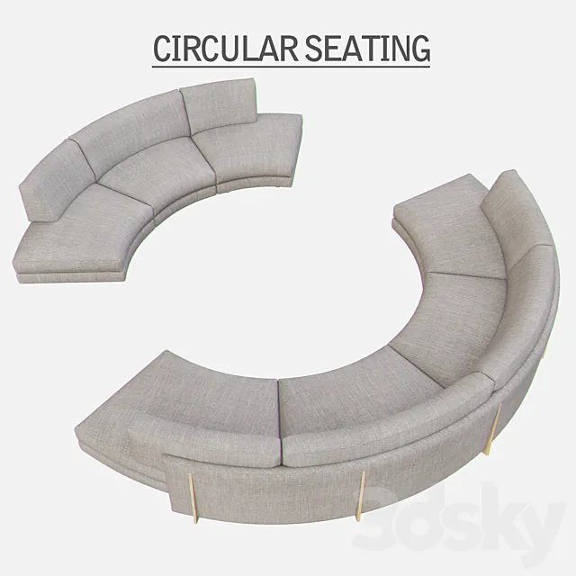 CIRCULAR Seating 3DModel CIRCULAR Seating 3DModel