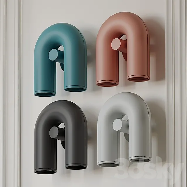 Circus Wall Sconce by Haute Living 3D Model