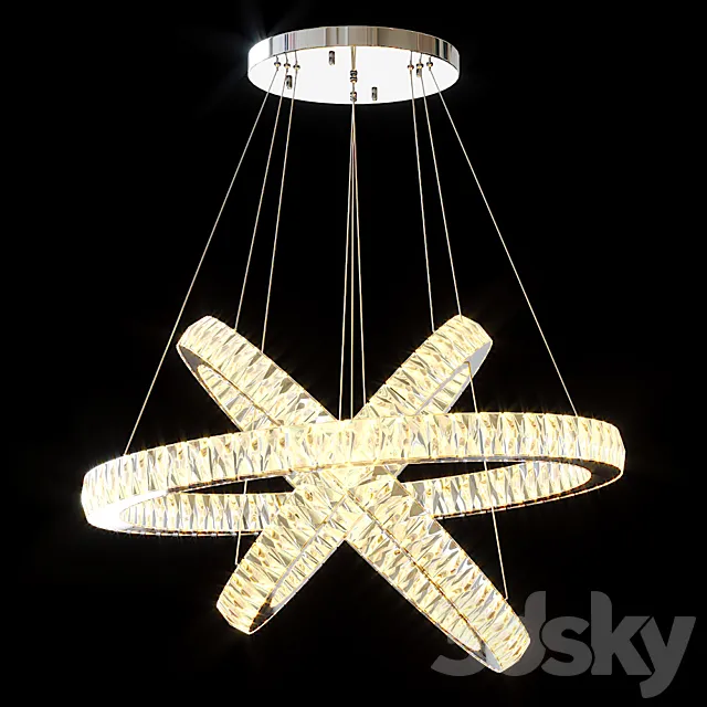 Citilux Eletto Olimpia EL330P90.1 LED chandelier 3DModel