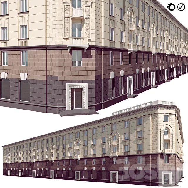 city building 8 3D Model