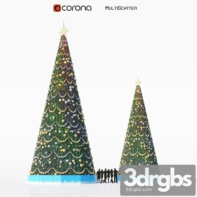 City Christmas Tree 3D Model Download City Christmas Tree 3D Model Download