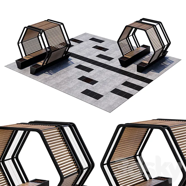 City Park 3D Model City Park 3D Model