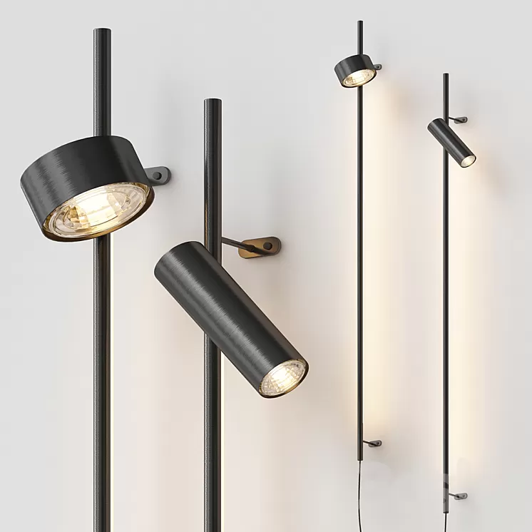 city wall lamp 3D Model Free Download