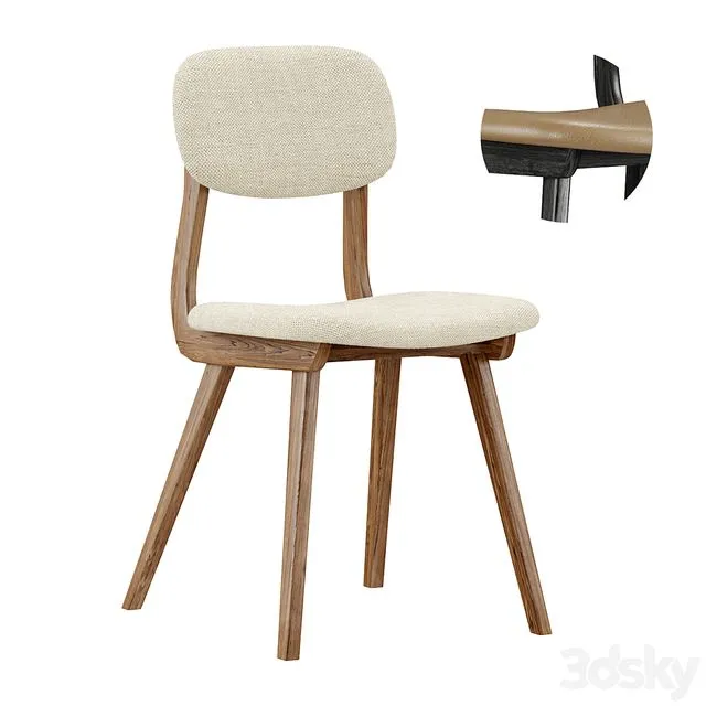 Civil chair by Cosmorelax 3D Model Civil chair by Cosmorelax 3D Model