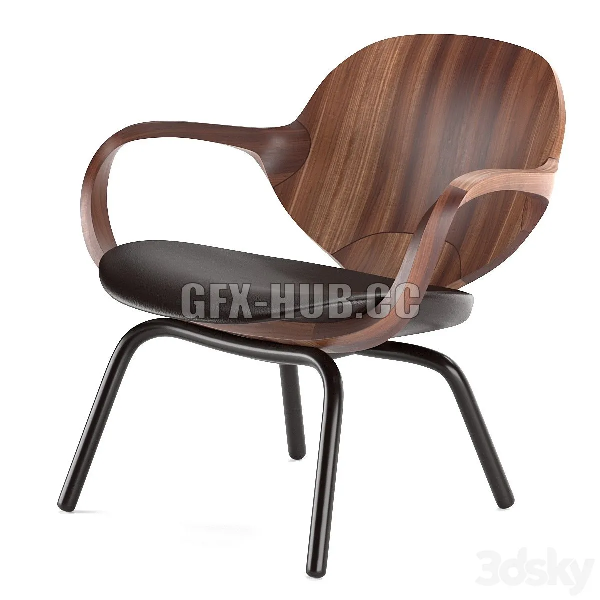 CLAD Lounger by Jader Almeida 3D Model