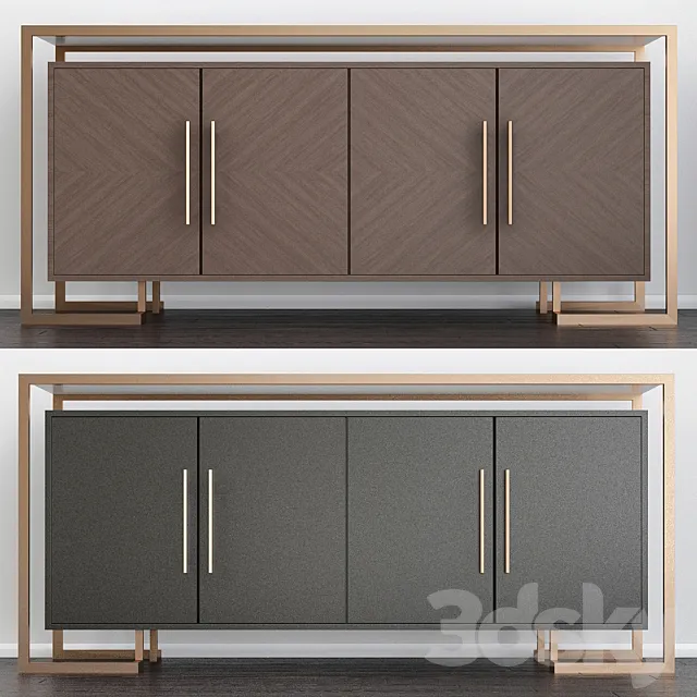 Claire Buffet Table See More by Safavieh Couture 3D Model Claire Buffet Table See More by Safavieh Couture 3D Model