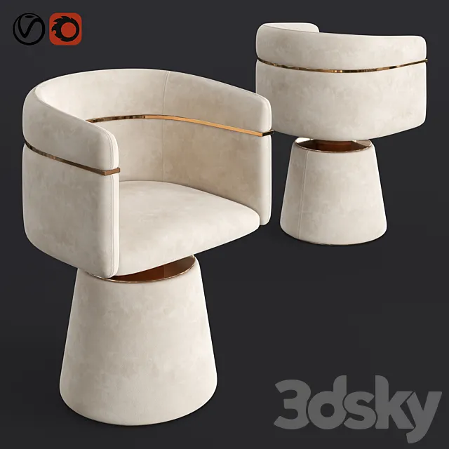 Clan milano cortes chair 3DModel