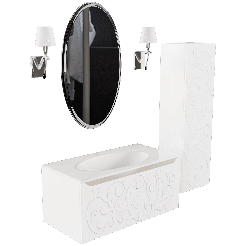 Clarberg – Bathroom set Elegance 3D Model Clarberg – Bathroom set Elegance 3D Model
