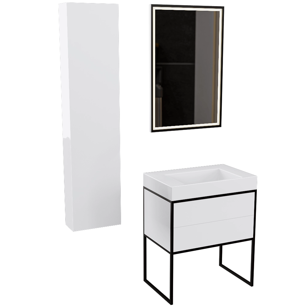 Clarberg – Bathroom set Logic 3D Model Clarberg – Bathroom set Logic 3D Model