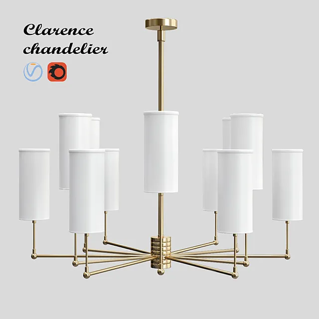 Clarence chandelier 3DModel Clarence chandelier 3DModel