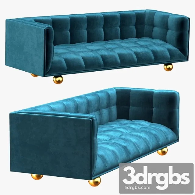 Claridge sofa 2 3D Model Download Claridge sofa 2 3D Model Download