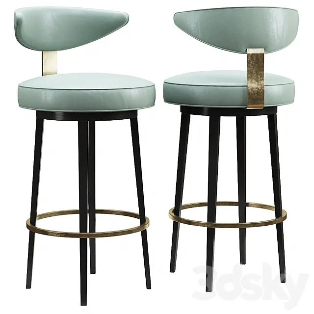 Claris Bar Stool 3DModel Claris Bar Stool 3DModel