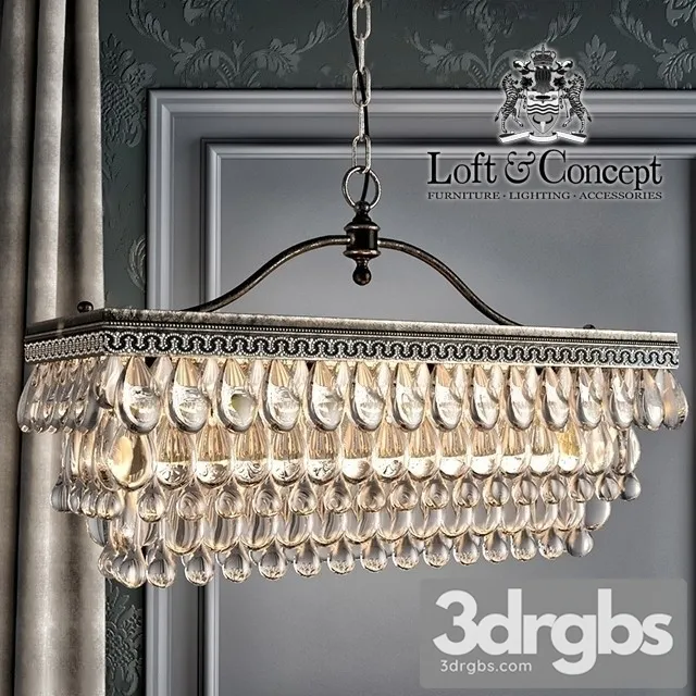 Clarissa Glass Drop Pendant 3D Model Download Clarissa Glass Drop Pendant 3D Model Download