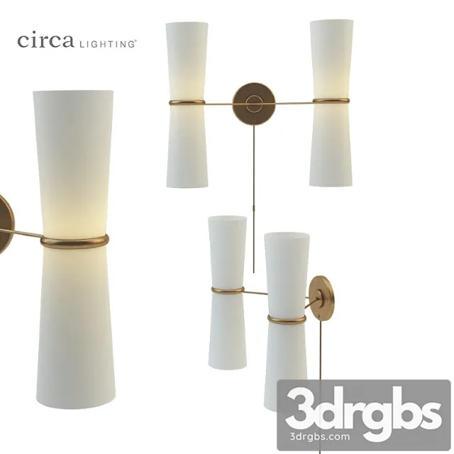 Clarkson Double Sconce 3D Model Download Clarkson Double Sconce 3D Model Download