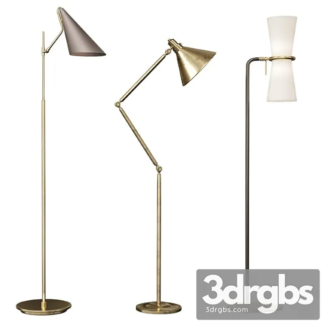 Clarkson triple floor lamp 3D Model Download