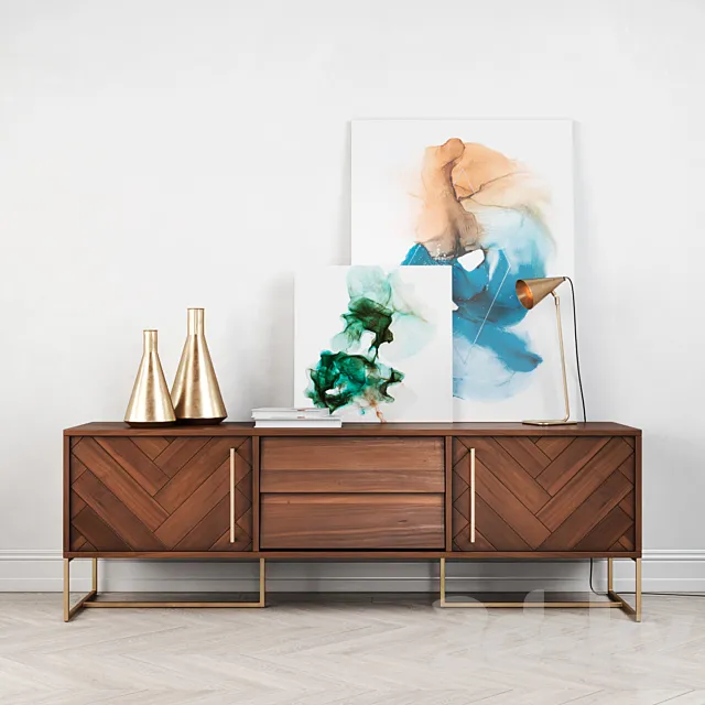 Class Sideboard. Dutchbone 3DModel Class Sideboard. Dutchbone 3DModel