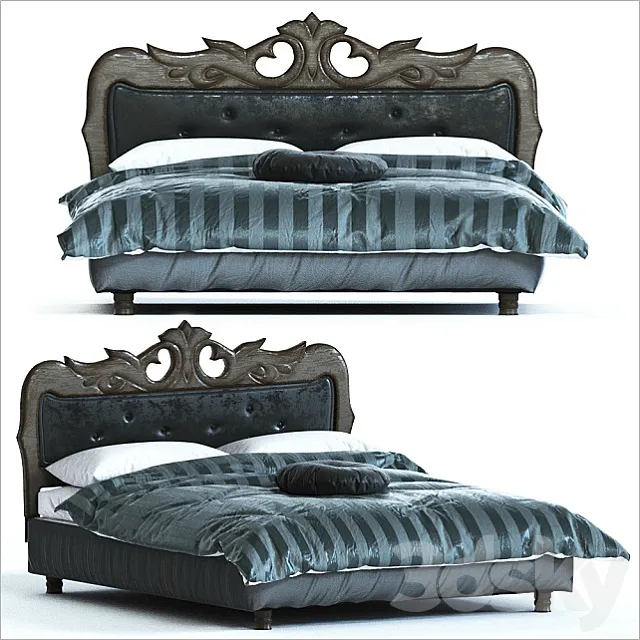 classic bed 3D Model
