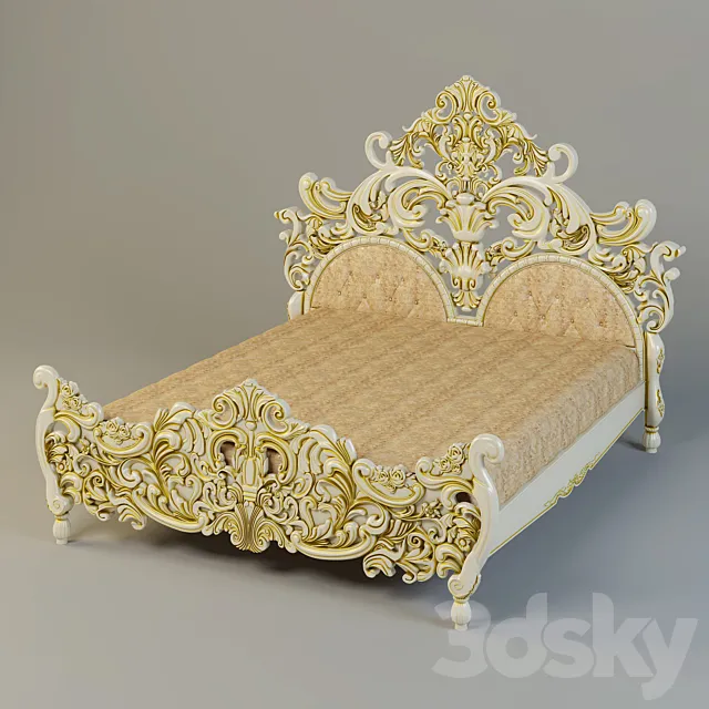 Classic bed 3DModel