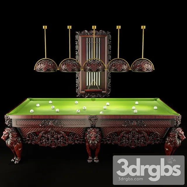 Classic Billiards 3D Model Download