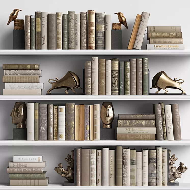 Classic Books 03 3D Model