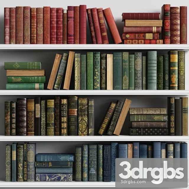 Classic Books 06 3D Model Download