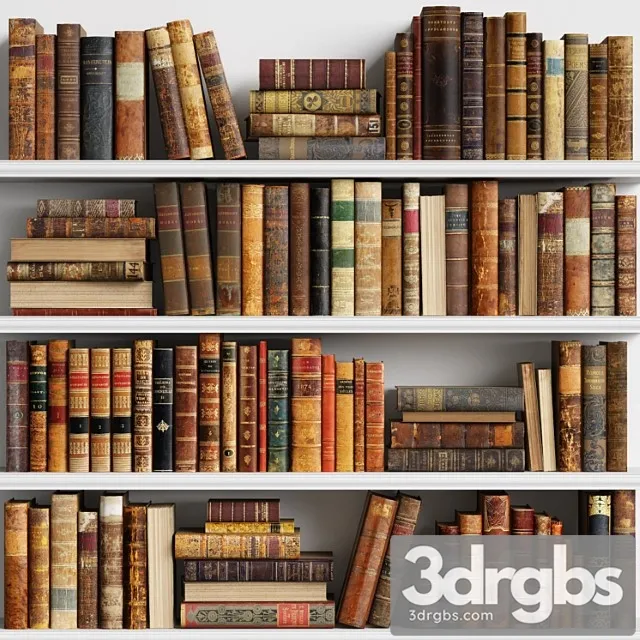Classic Books 10 3D Model Download