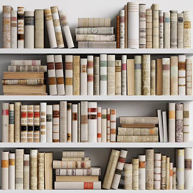 Classic Books 11 3DModel