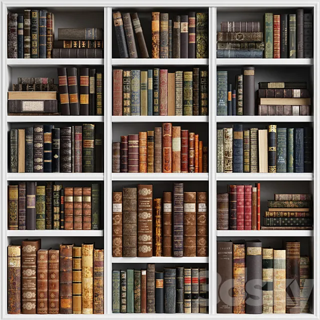 Classic Books 13 3DModel