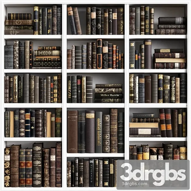 Classic Books 16 3D Model Download