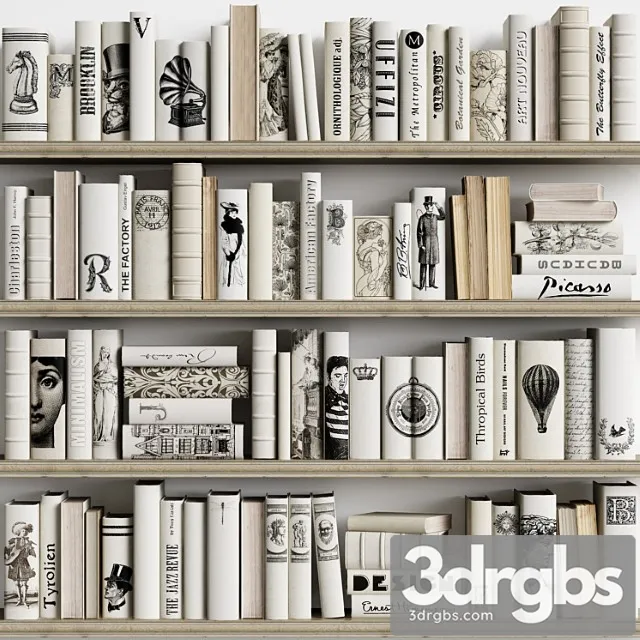 Classic Books 17 3D Model Download