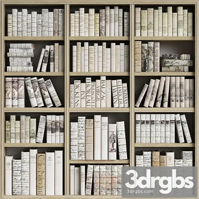 Classic Books 33 3D Model Download