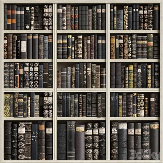 Classic Books 42 3D Model Classic Books 42 3D Model