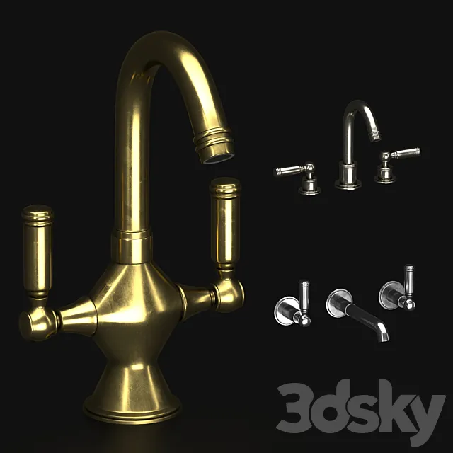 Classic Bossini Liberty Sink Faucets 3DModel