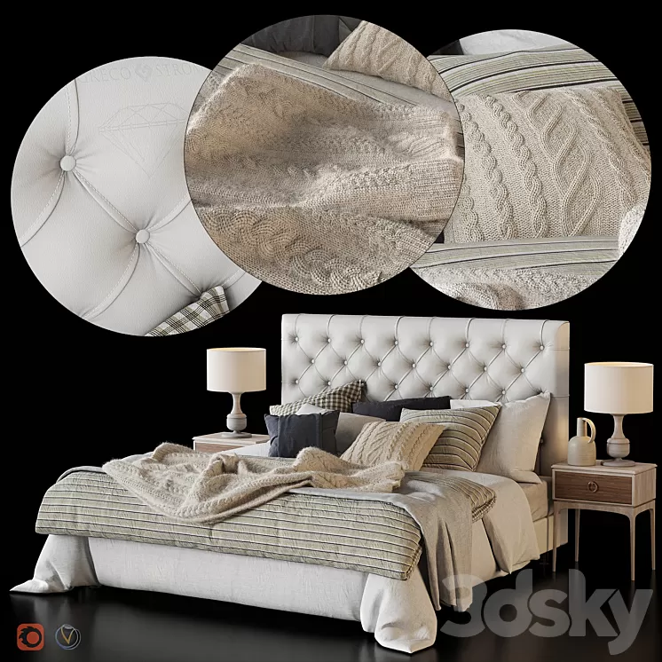 “””CLASSIC”” by Greco Strom + Zara Home linen” 3D Model