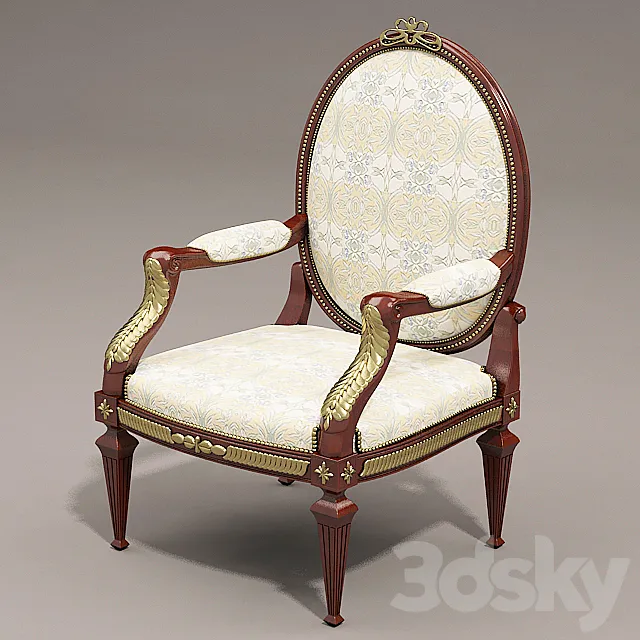 Classic chair 3D Model Classic chair 3D Model