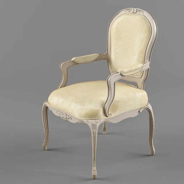 Classic chair Louis 3D Model