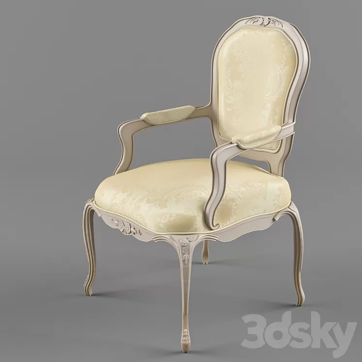 Classic chair Louis 3D Model