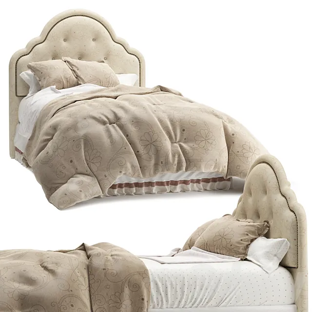 Classic children’s bed 3D Model Classic children’s bed 3D Model