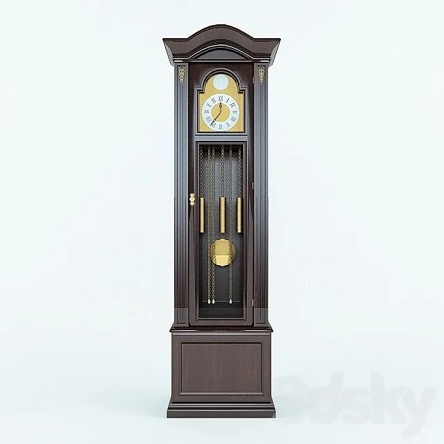 classic clock 01 3DModel classic clock 01 3DModel